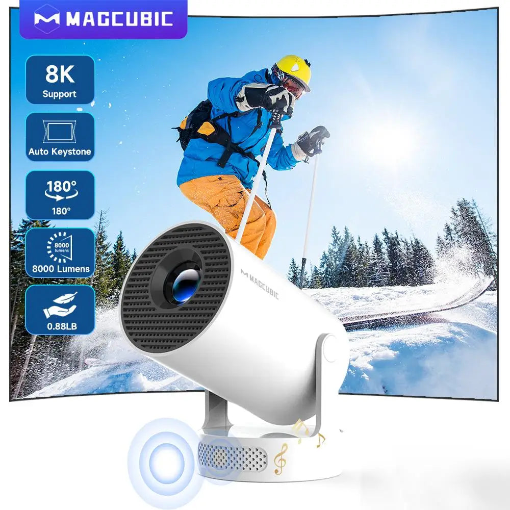 Mag cubic Projector HY300 PRO Cinema Outdoor Projector