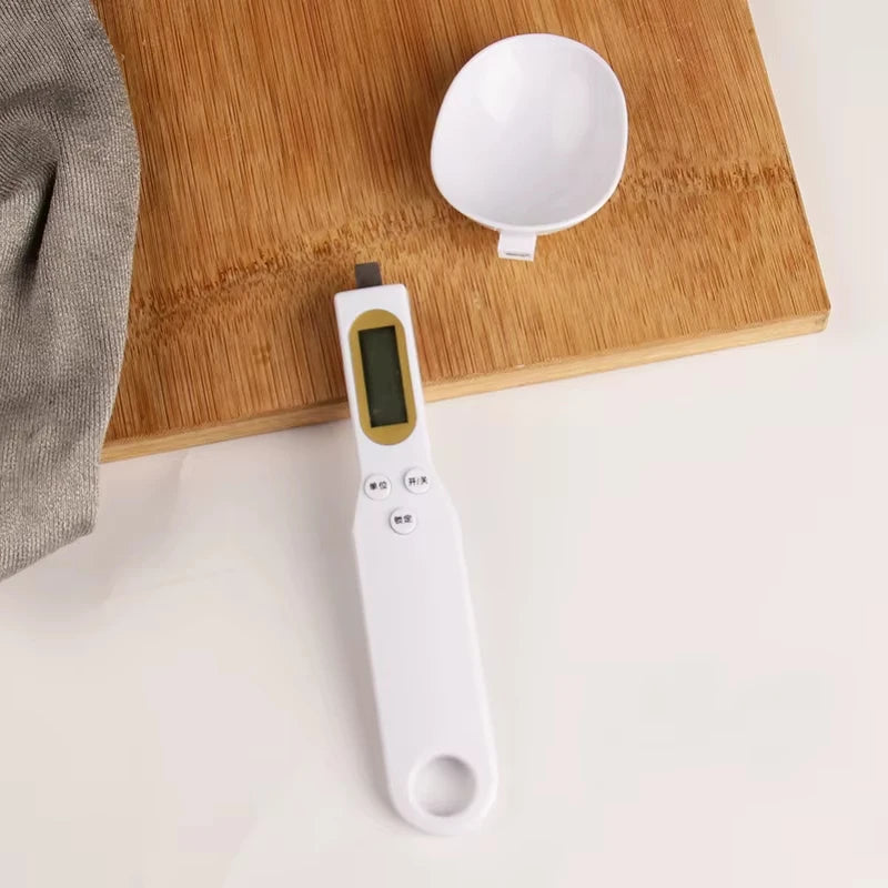 1pcs Electronic Measuring Spoon Scale Kitchen Tools Portable Electronic Scale LCD Digital Measuring Food Digital Spoon Scale