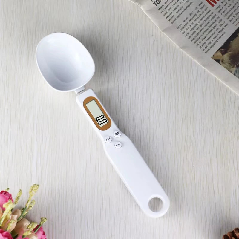 1pcs Electronic Measuring Spoon Scale Kitchen Tools Portable Electronic Scale LCD Digital Measuring Food Digital Spoon Scale