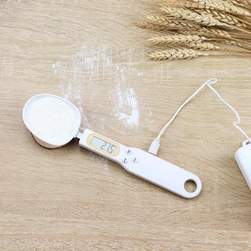 1pcs Electronic Measuring Spoon Scale Kitchen Tools Portable Electronic Scale LCD Digital Measuring Food Digital Spoon Scale