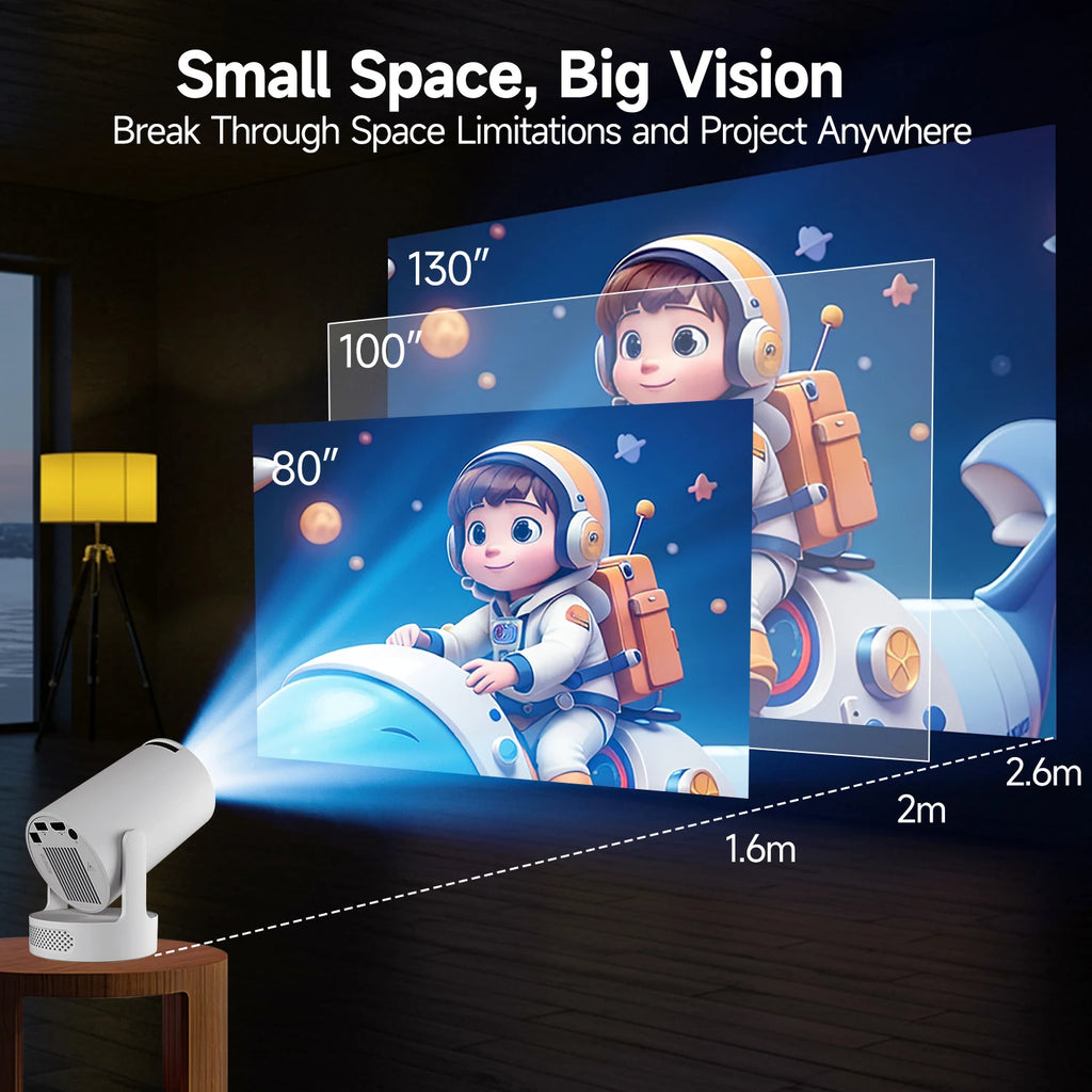 Mag cubic Projector HY300 PRO Cinema Outdoor Projector